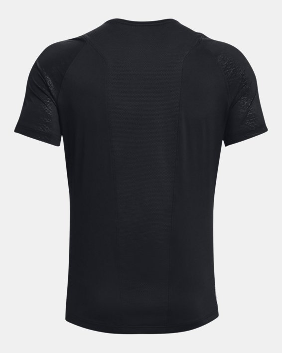 Men's UA RUSH™ Vent Short Sleeve in Black image number 5
